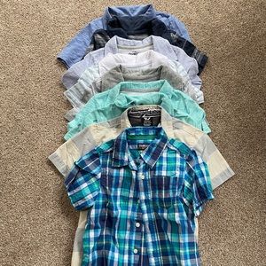Boys 5T Short Sleeved Collared Shirts